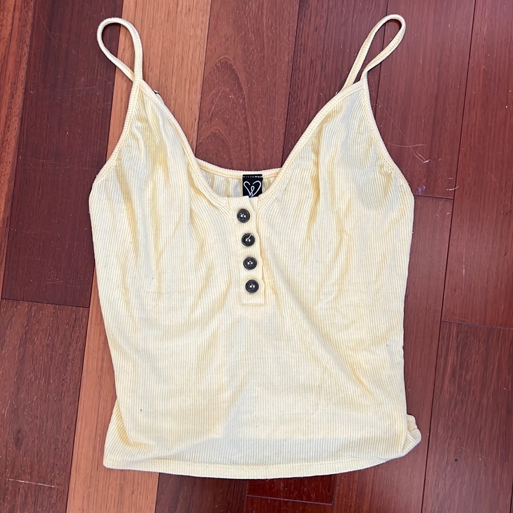 Light Yellow Medium Windsor Tank Top